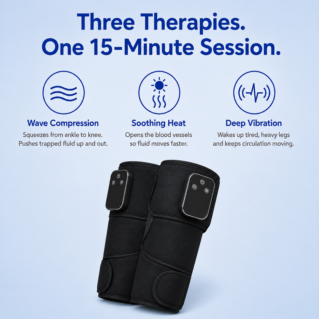NuraStep™ 3-in-1 Air Compression Leg Massager